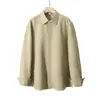 Camisa Cardigan de Manga Longa com Gola Pontuda Solta Abotoada de Alta Qualidade Popular da Dongyu Amazon Camisa de Manga Longa Masculina Venda por Atacado