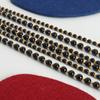 Ágata Negra Natural Cuentas de Acero Colgante con Hebilla de Nutria Hecho a Mano Collar Personalidad de Hada Temperamento Acero Titanio Joyería Combinable