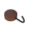 Estante de almacenamiento para diademas y accesorios estilo vintage sin taladro, perchero en forma de J, colgador de llaves y bolsos para la sala de estar, puerta o entrada