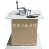 Mesa elevatória de tatami e de sala Shimei manual grande de alumínio 250 (grão de madeira)