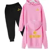 Conjunto de chándal con forro polar para niños y niñas, de otoño e invierno, transfronterizo, conjunto de dos piezas de sudadera para niños, pantalones de chándal de manga larga para niños