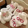 Guantes de Conejo con Lazo Lindo Corazón Femenino Bufanda Gruesa de Terciopelo de Invierno Guantes Térmicos para Ciclismo Guantes Rellenos