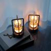 Luz de Noche, Atmosférica, Lámpara de Mesa Recargable Transfronteriza, Dormitorio, Lámpara de Mesita de Noche Recargable Avanzada, Lámpara de Ambiente para Restaurante
