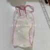 Tanga de Sauna de Tela No Tejida Desechable Ropa Interior de Triángulo T-String Unisex Talla Única Transpirable Estilo 100 Piezas