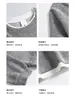 Sudadera de peso pesado tipo dos piezas con cuello redondo para hombre, nuevo estilo de otoño con diseño acanalado texturizado, top de manga larga básico para hombre