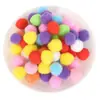 10-30mm bola de pelo colorida infantil criativa Natal artesanal DIY joia pingente acessório decorativo para roupas bolsa