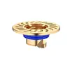 Ralo de piso todo em cobre com núcleo anti-odor e tela de filtro grande, um dispositivo anti-odor para ralo de banheiro e um núcleo interno de tampa de vedação - fabricante