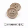 Botões de Resina com Padrão de Quatro Olhos para Tricô, Botões de Casaco, Botões de Alta Qualidade para Trench Coat, Botões Redondos Versáteis para Cintura de Calça