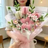 Los Populares Arreglos Florales de Lirio y Tulipán con Palo Retorcido Son Regalos Perfectos para Novios, Novias, Mejores Amigos, Maestros y Padres