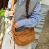 Novos Modelos de Bolsas de Ombro Femininas para Exportação, Versáteis Bolsas Meia-Lua Bolinho, Bolsas de Mão de Veludo de Cor Sólida da Moda