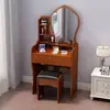 Penteadeira Mesa de Beleza Princesa Mesa de Maquiagem Moderna Simples Quarto Mini Pequeno Apartamento Penteadeira Multifuncional