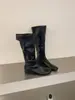 Botas altas de tacón alto versátiles y elegantes de estilo coreano para mujer, colección de otoño/invierno 2026 de moda, botas altas adelgazantes y versátiles