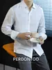 100% Linho Algodão! Antibacteriano Natural Amigo da Pele Cor Sólida Camisa Masculina Verão Fina Respirável Casual Manga Longa
