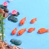 Tamaño Peces Rojos Estilo Mediterráneo Decoración de Paisaje para Acuario Peces Rojos de Dibujos Animados