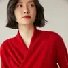 Suéter de Punto de Cachemira para Mujer de Venta Caliente Transfronteriza Otoño e Invierno, Nuevo Suéter de Punto de Lana de Manga Larga con Cintura Ajustada para Otoño e Invierno