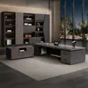 Escritorio y Silla de Oficina Ejecutiva Combinación Simple Moderno Escritorio Ejecutivo Mesa de Presidente Gerente Supervisor Muebles de Oficina de Gama Alta