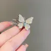 Pinza Exquisita de Flequillo Mariposa de Gama Alta Pasador Pequeño para Mujer Pinza de Garra Estilo Nuevo Pasador Lateral para la Frente Accesorio para el Cabello