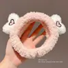 Diadema de Peluche de Dibujos Animados para Mujer 2025 Nueva Otoño e Invierno Especial para Lavarse la Cara Linda Diadema Antideslizante Pinza para el Cabello que No se Cae Accesorios para el Cabello