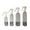 Spot 100ml 200ml 300ml botella transparente con atomizador botella spray para ratón botella spray PET botella de plástico