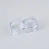 Caixa Classificadora de Acessórios para Nail Art, Armazenamento Transparente, Kit de Teste Prático, Frascos Pequenos de Glitter, Lantejoulas e Strass, Embalagem à Prova de Poeira