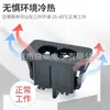 Adaptador de Enchufe de Alimentación de CA con Certificación CE Integrado en Electrodomésticos Pequeños Tipo Tarjeta Enchufe Polarizado de Dos Pines Plata de Cobre Puro