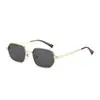 Gafas de Sol Sencillas con Montura Cuadrada Pequeña Estilo Nuevo 2026 para Hombres, Gafas de Sol de Moda con Montura Metálica Estrecha Estilo Europeo y Americano de Alta Gama para Mujeres
