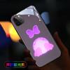 Capa para iPhone 13 iphone14plus Chamada Luminosa 12pro Desenho Animado 11 Casal 15 Novo 16 Aplicável