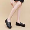 2026 Nuevo Modelo Zapatos Planos de Cuero Suave Antideslizantes Suela Suave Cómodos para Madres de Mediana Edad, Zapatos de Trabajo, Nuevos Zapatos de Cuero de Otoño para Mujer