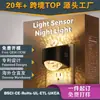 Luz de Noche de Proyección GY207 Modelo Lente de Diamante Luz Cálida Atmósfera Proyección de Cielo Estrellado Enchufe Sensor Luz de Noche Personalización