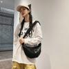 2026 Nuevo Bolso Croissant Retro de Nicho Bolso Dumpling de Cuero Suave Bolso Cruzado Elegante de Hombro Único Bolso Baguette para Mujer