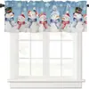 Cortinas navideñas transfronterizas, cortinas cortas para ventanal de medio cuerpo, cortinas cortas para ventanas pequeñas, cortinas cortas decorativas para cocina