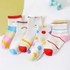 Calcetines Blancos para Niñas y Niños, Calcetines de Malla de Princesa, Calcetines de Media Caña Estilo Universitario Primavera y Verano, Calcetines de Estudiante Otoño y Primavera al por Mayor