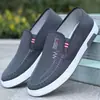 Suela de Goma Antideslizante y Resistente al Desgaste: Zapatos de Tela Old Beijing para Hombre, Zapatos de Lona Ligeros y Transpirables, Zapatos de Trabajo Cómodos y Suaves