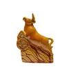 Figura de Cerámica de Vaca Tang Sancai para Riqueza y Prosperidad, Decoración de Sala de Estar del Hogar, Apertura de Negocio, Artesanía de Decoración de Rincón Feng Shui para Atraer Riqueza