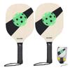 LEIJIAER Cor de Madeira Pick Racquet Set Raquete de Pickleball Duas Raquetes Duas Bolas Outlet de Fábrica