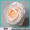 Cabezas de Rosas Artificiales, Tamaño Mediano, Núcleo Envuelto, Decoración de Pared, Accesorios para el Frente del Coche, Flores de Seda, Decoración DIY, Adornos para Ropa, Ramos de Flores Artificiales