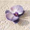 Flor Artificial Eva Impresa 3D Cabeza de Orquídea Mariposa Pequeña Exquisita Recuerdo de Boda Decoración de Caja de Dulces Material para Accesorios del Cabello