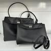 2024 novo couro de grande capacidade crossbody bag relaxamento simples ombro axilar saco elegante commuter tote bag para as mulheres