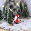 Enfeites de Natal Criativos Decoração de Casa Artesanato em Resina Boneca DIY Micro Paisagem Garrafa de Vidro Acessórios de Material
