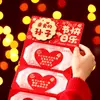 Nuevos Sobres Rojos 3D Plegables y Elásticos para Felices Fiestas, Paquetes Creativos de Dinero de la Suerte para Rituales Festivos