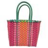 Bolso Nuevo Tejido de Primavera para Fotos de Vacaciones, Bolso de Playa, Pieza Shuangling, Bolso Infantil, Cesta de Verduras, Fabricante Transfronterizo al por Mayor