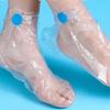 Cubierta Desechable para Mascarilla de Pies Plástico Mascarilla para Manos Baño de Pies Prueba Cubrezapatos Bolsa Transparente Impermeable Cubrepiés de Tubo Largo Cubrezapatos Cubrepiés Universal