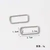 Hebillas Metálicas para Cinturón, Accesorios de Ferretería para Ropa y Equipaje, Hebillas de Anilla en D, Varios Tamaños, Cabezas de Hebillas de Cinturón, Hebillas Ajustadoras de Anilla en D al por Mayor