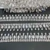 Cadena de strass con borla soldada ojo de caballo para decoración de cintura de ropa DIY tocado zapatos bolsa accesorios cadena de código elegante