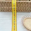Cinta Jacquard de Encaje Étnico de 2.6 cm, Malla Floral Bordada de Poliéster Colorida, Adorno Étnico de Encaje