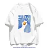 2026 Nova Camiseta de Algodão Puro Manga Curta Estilo Americano Verão Masculina e Feminina Casal Gola Redonda Solta Casual Manga Meia Manga Manga de Cinco Pontos