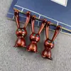 Sándalo Adornos Creativos Palo Masajeador de Conejo para Levantar la Mandíbula y Presionar las Sieness Tallado en Madera Raspado de Descompresión