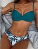 2026 Nuevo Traje de Baño de Dos Piezas Estilo Europeo y Americano Transfronterizo para Mujer, Ropa de Playa Sexy de Secado Rápido, Conjunto de Bikini Triángulo Push-Up