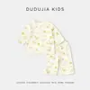 [Coleção de Pijama] Conjunto de Pijama Infantil Dudu Verão Meninos Algodão Puro Roupa de Casa Roupa de Verão Meninas Roupas para Ar Condicionado