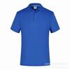 Camisa publicitaria de solapa de secado rápido, overol, camiseta transpirable de color sólido personalizada, camiseta POLO de manga corta, camiseta con logotipo impreso